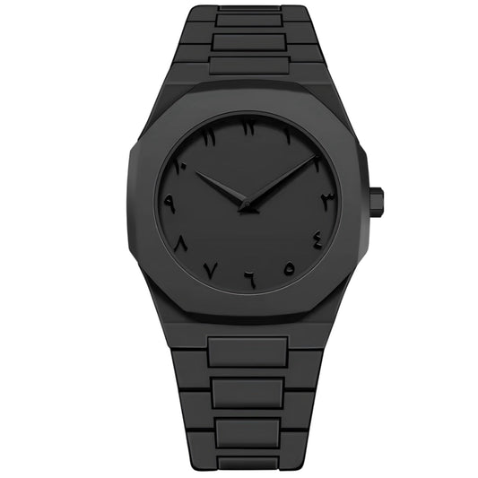Black Aura Arabic Watch