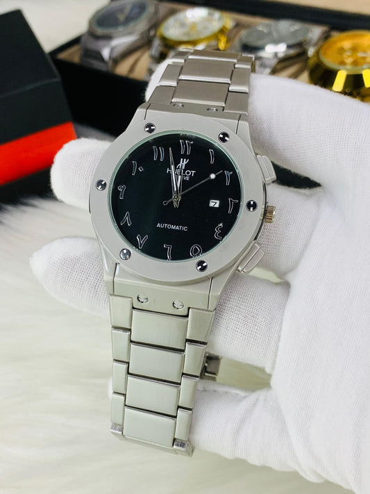 HUBLOT Arabic Dial Wristwatch – Premium Luxury