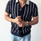 Summer Striped - Old Money Polo T-Shirt