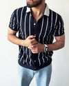 Summer Striped - Old Money Polo T-Shirt