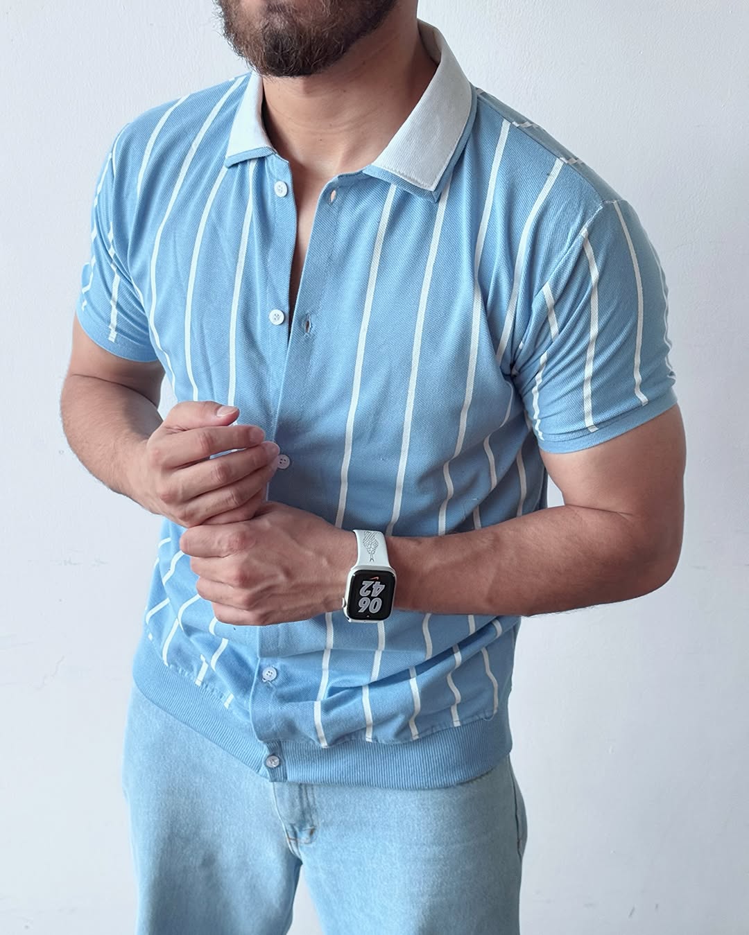 Summer Striped - Old Money Polo T-Shirt
