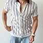 Summer Striped - Old Money Polo T-Shirt