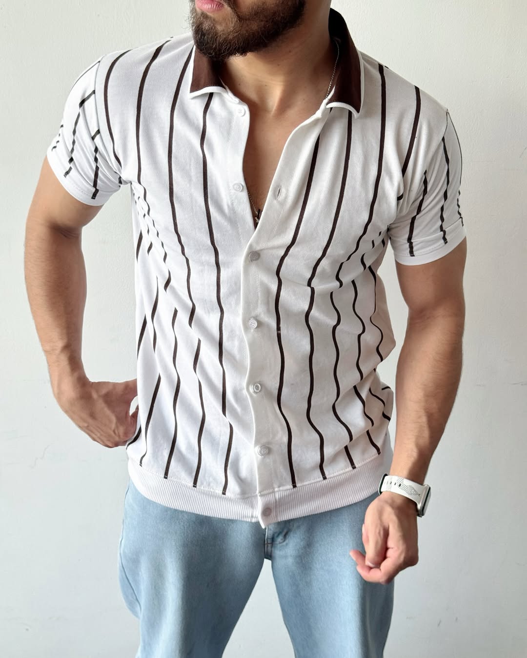 Summer Striped - Old Money Polo T-Shirt