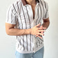 Summer Striped - Old Money Polo T-Shirt