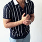 Summer Striped - Old Money Polo T-Shirt