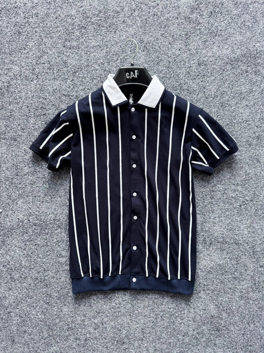 Summer Striped - Old Money Polo T-Shirt
